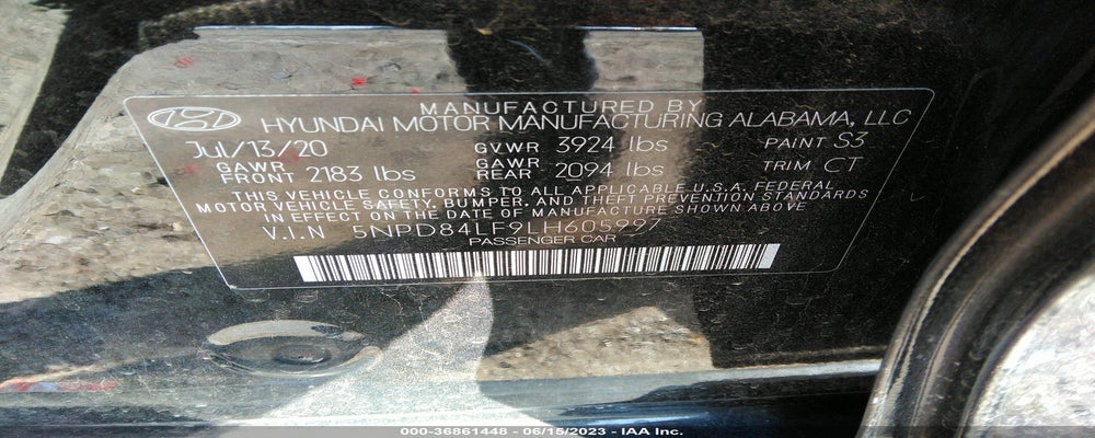 5NPD84LF9LH605997 2020 HYUNDAI ELANTRA photo no. 9
