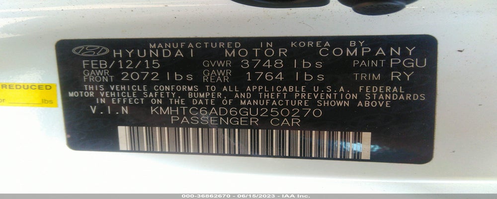 KMHTC6AD6GU250270 2016 HYUNDAI VELOSTER photo no. 9
