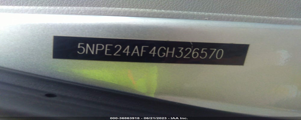 5NPE24AF4GH326570 2016 HYUNDAI SONATA photo no. 9