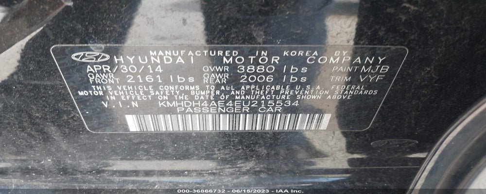 KMHDH4AE4EU215534 2014 HYUNDAI ELANTRA photo no. 9