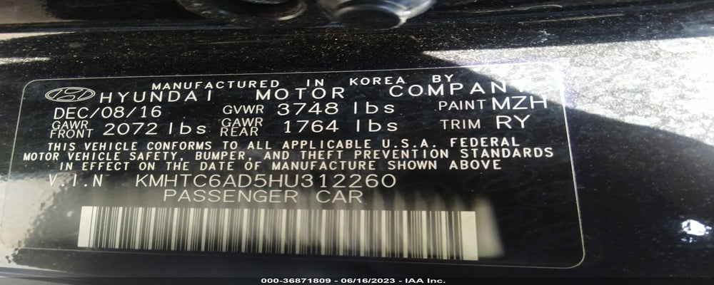 KMHTC6AD5HU312260 2017 HYUNDAI VELOSTER photo no. 9