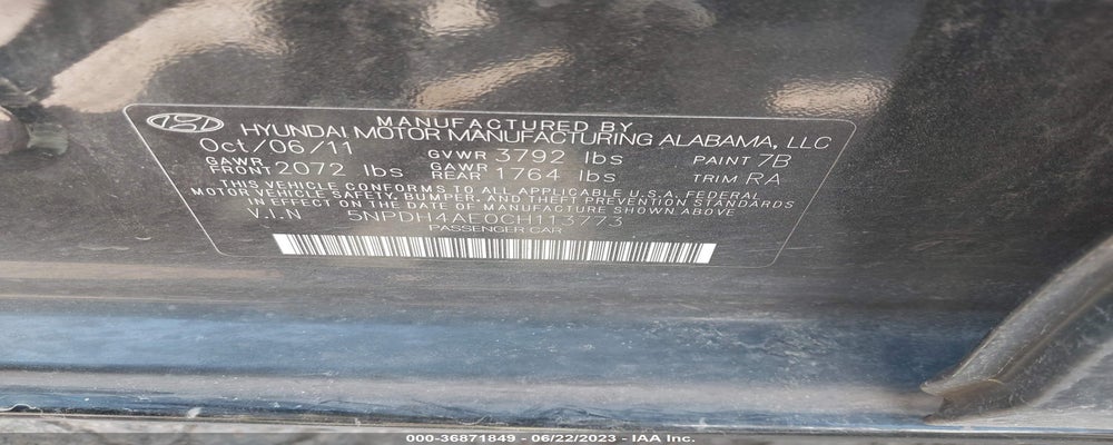 5NPDH4AE0CH113773 2012 HYUNDAI ELANTRA photo no. 9