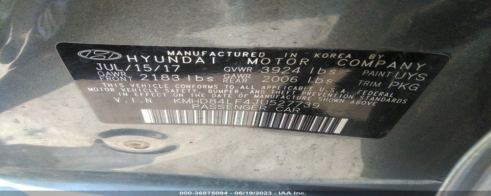 KMHD84LF4JU527739 2018 HYUNDAI ELANTRA photo no. 9