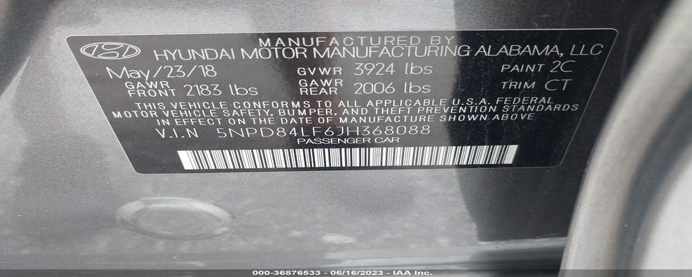 5NPD84LF6JH368088 2018 HYUNDAI ELANTRA photo no. 9