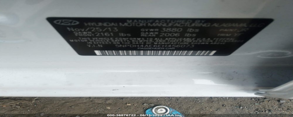 5NPDH4AE6EH456073 2014 HYUNDAI ELANTRA photo no. 9