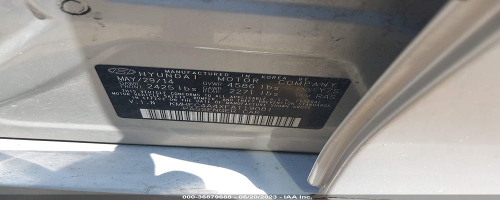 KMHEC4A4XFA119081 2015 HYUNDAI SONATA HYBRID photo no. 9