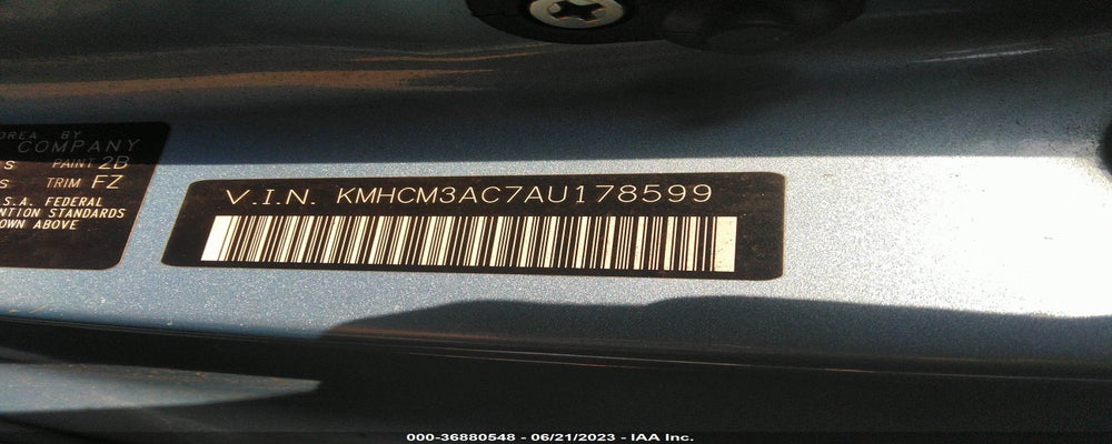 KMHCM3AC7AU178599 2010 HYUNDAI ACCENT photo no. 9