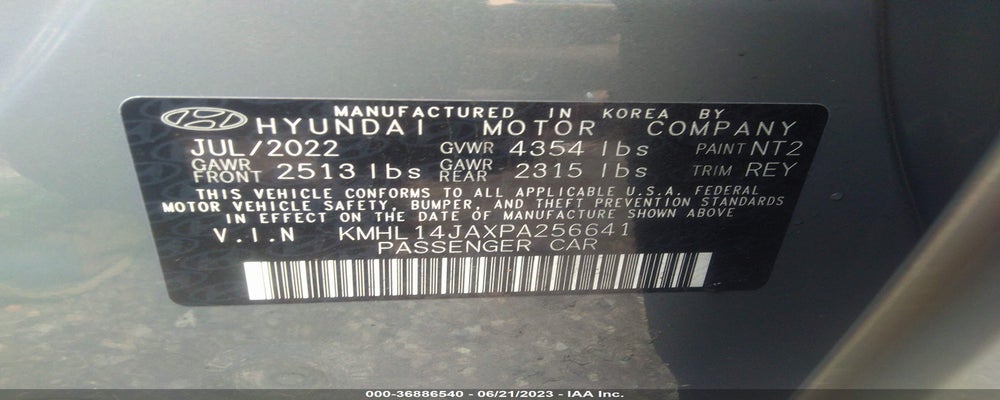 KMHL14JAXPA256641 2023 HYUNDAI SONATA photo no. 9