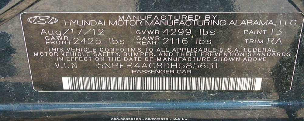 5NPEB4AC8DH585631 2013 HYUNDAI SONATA photo no. 9
