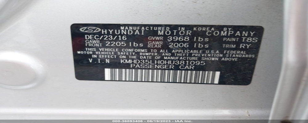 KMHD35LH0HU381095 2017 HYUNDAI ELANTRA GT photo no. 9