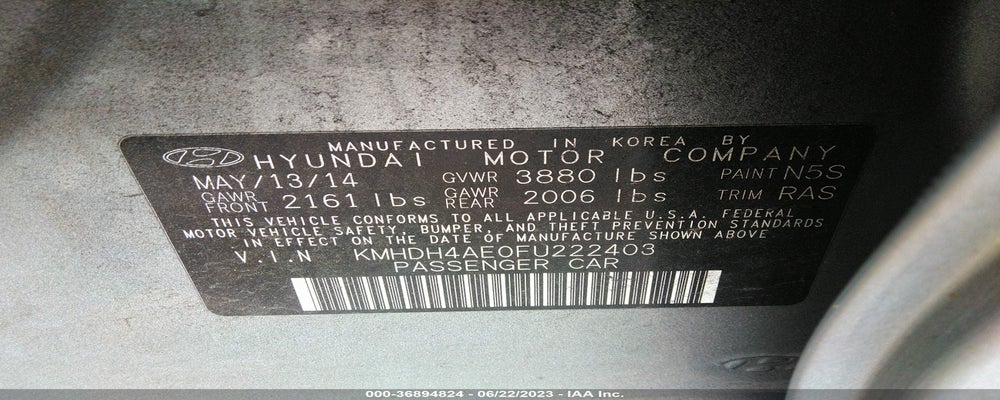 KMHDH4AE0FU222403 2015 HYUNDAI ELANTRA photo no. 9