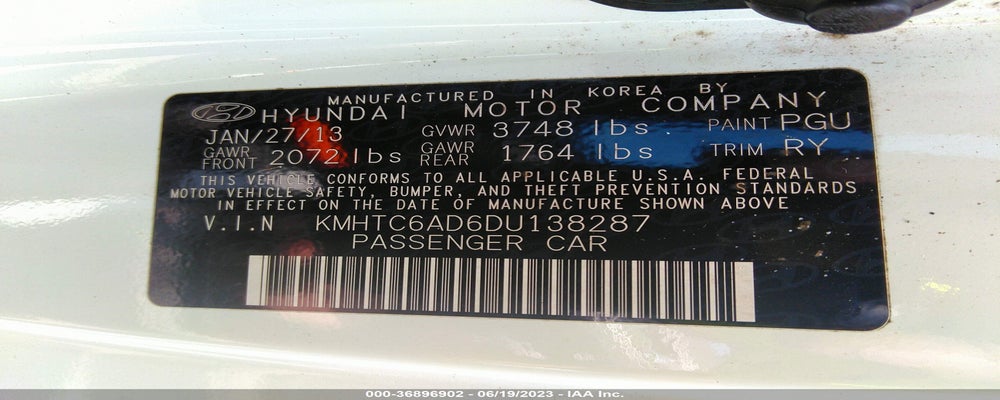 KMHTC6AD6DU138287 2013 HYUNDAI VELOSTER photo no. 9