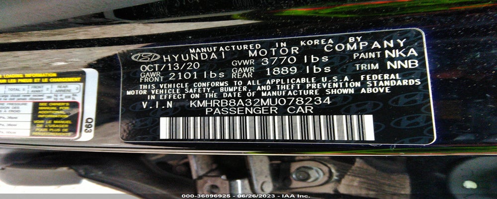 KMHRB8A32MU078234 2021 HYUNDAI VENUE photo no. 9