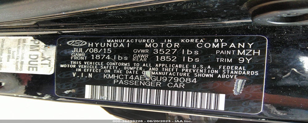 KMHCT4AE9GU979084 2016 HYUNDAI ACCENT photo no. 9