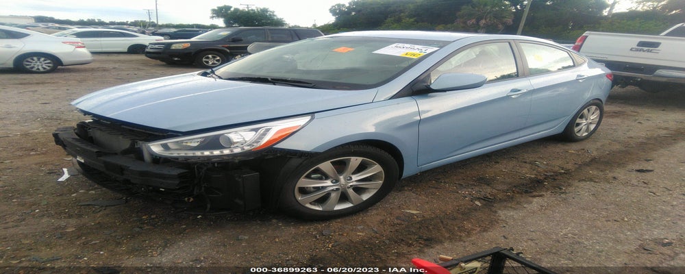 KMHCU4AE7EU595623 2014 HYUNDAI ACCENT photo no. 2