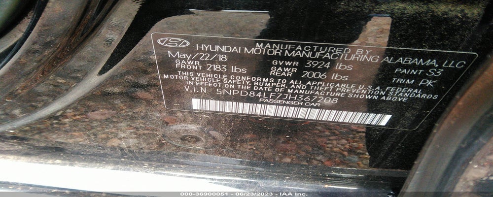 5NPD84LF7JH367208 2018 HYUNDAI ELANTRA photo no. 9