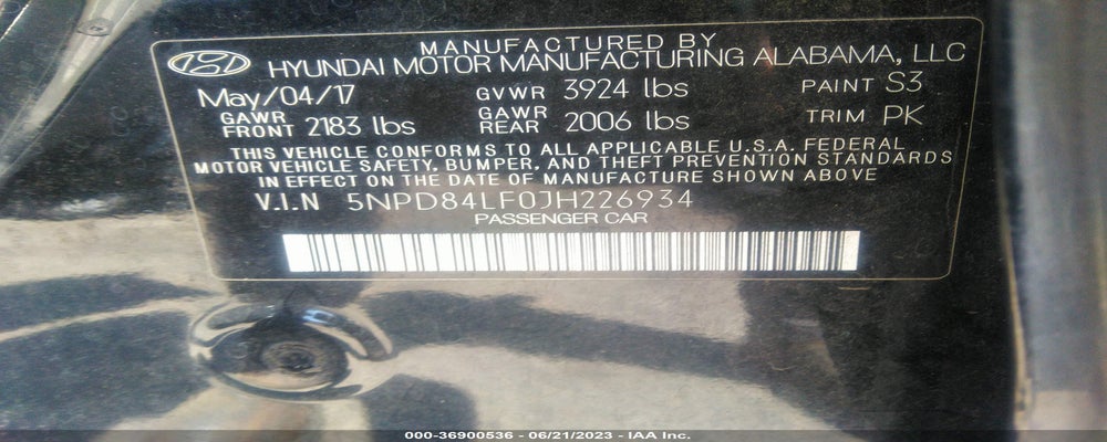 5NPD84LF0JH226934 2018 HYUNDAI ELANTRA photo no. 9