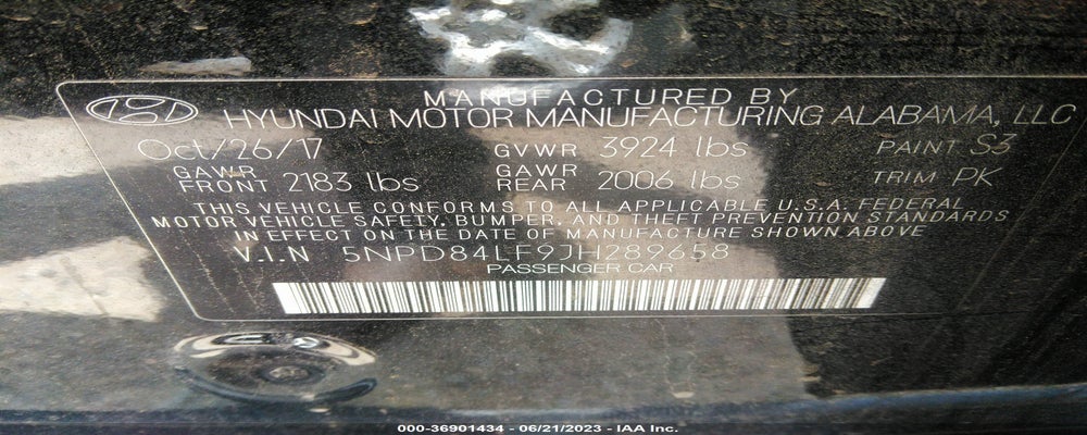 5NPD84LF9JH289658 2018 HYUNDAI ELANTRA photo no. 9