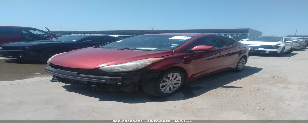 KMHDH4AE1CU402856 2012 HYUNDAI ELANTRA photo no. 2