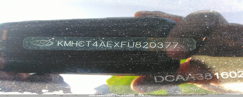 KMHCT4AEXFU820377 2015 HYUNDAI ACCENT photo no. 9