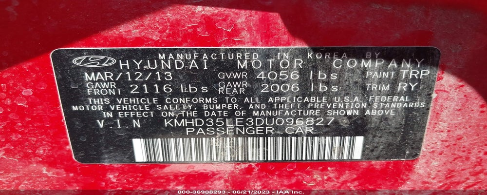 KMHD35LE3DU096827 2013 HYUNDAI ELANTRA GT photo no. 9