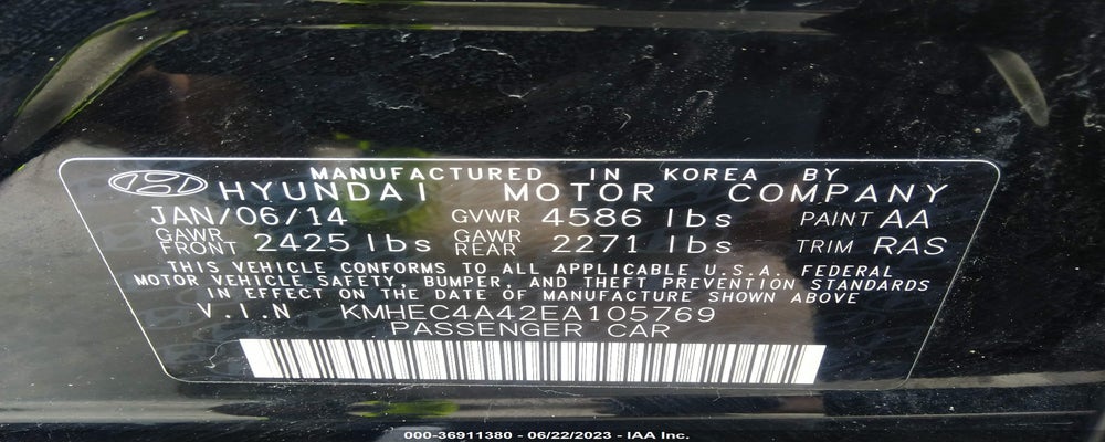 KMHEC4A42EA105769 2014 HYUNDAI SONATA HYBRID photo no. 9