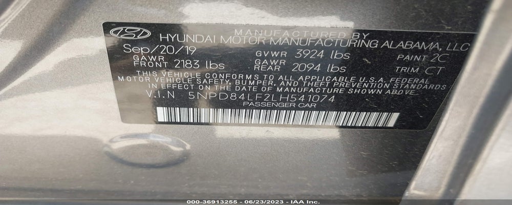 5NPD84LF2LH541074 2020 HYUNDAI ELANTRA photo no. 9