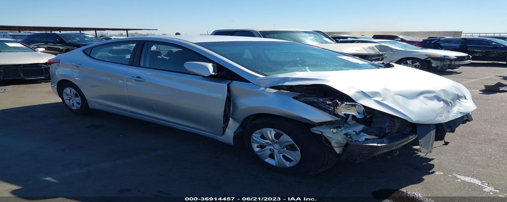 5NPDH4AEXGH730748 2016 HYUNDAI ELANTRA photo no. 2