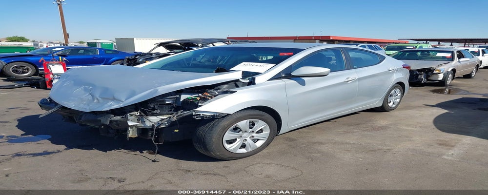 5NPDH4AEXGH730748 2016 HYUNDAI ELANTRA photo no. 2