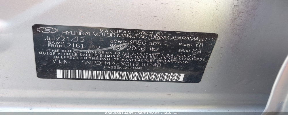 5NPDH4AEXGH730748 2016 HYUNDAI ELANTRA photo no. 9