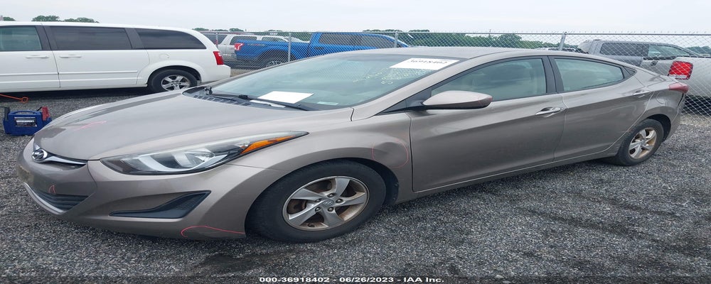 5NPDH4AEXEH508966 2014 HYUNDAI ELANTRA photo no. 2