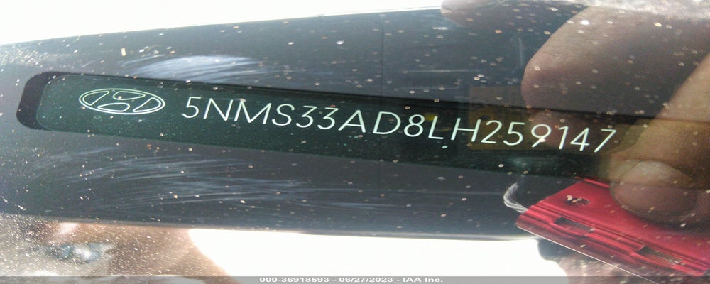 5NMS33AD8LH259147 2020 HYUNDAI SANTA FE photo no. 9