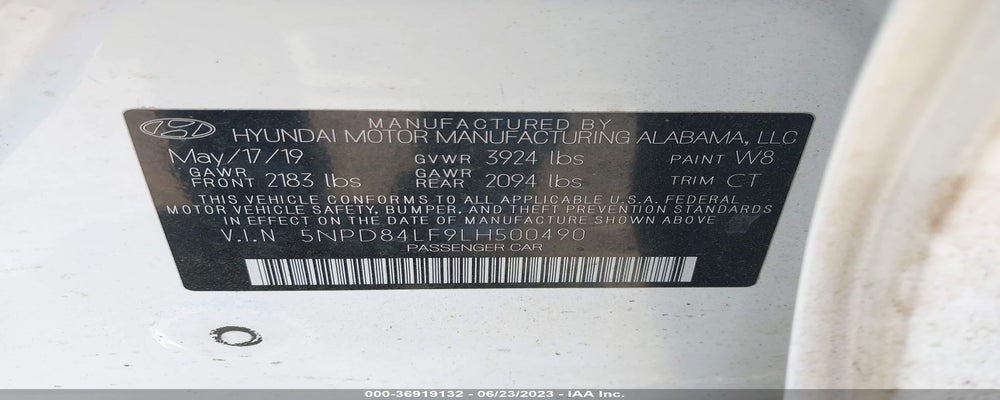 5NPD84LF9LH500490 2020 HYUNDAI ELANTRA photo no. 9