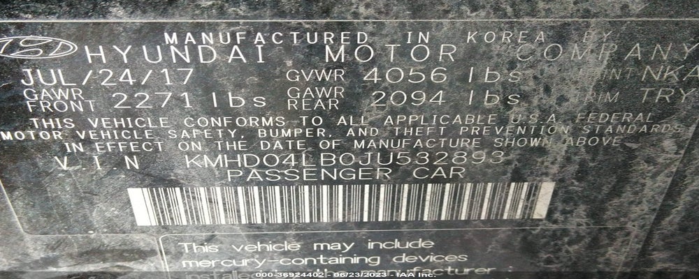 KMHD04LB0JU532893 2018 HYUNDAI ELANTRA photo no. 9