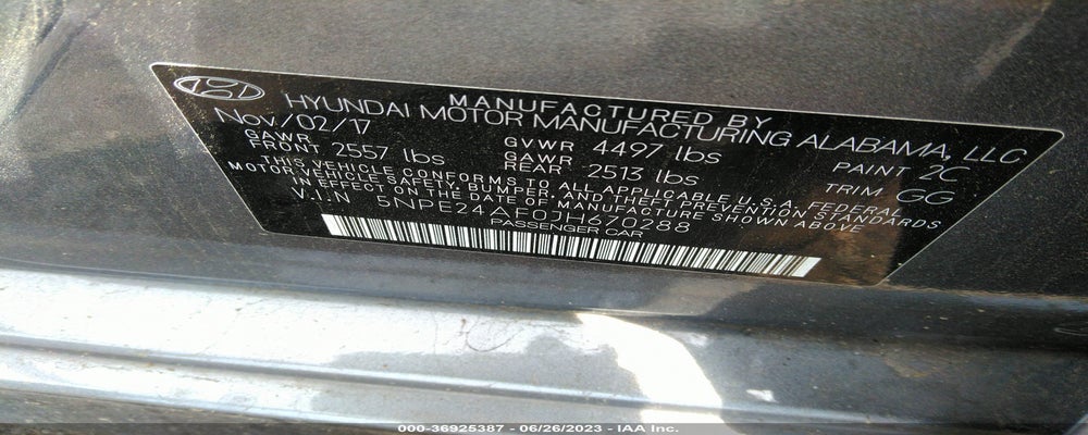 5NPE24AF0JH670288 2018 HYUNDAI SONATA photo no. 9