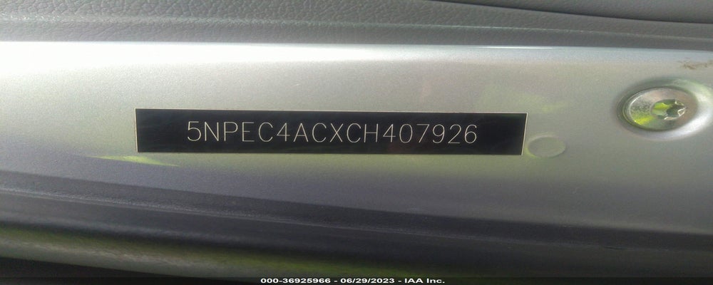 5NPEC4ACXCH407926 2012 HYUNDAI SONATA photo no. 9