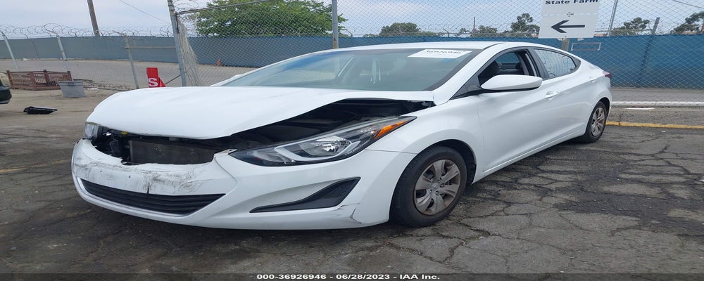 5NPDH4AE8GH739576 2016 HYUNDAI ELANTRA photo no. 2