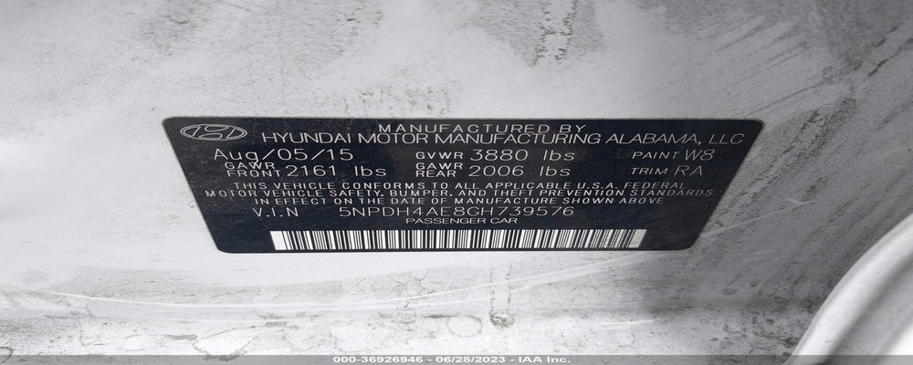 5NPDH4AE8GH739576 2016 HYUNDAI ELANTRA photo no. 9