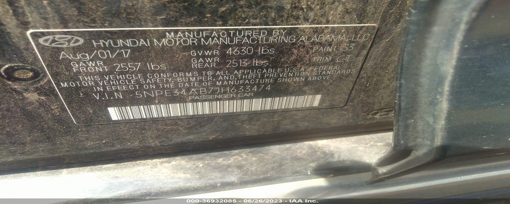 5NPE34AB7JH633474 2018 HYUNDAI SONATA photo no. 9