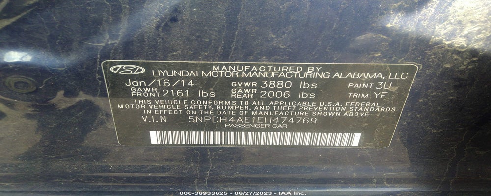5NPDH4AE1EH474769 2014 HYUNDAI ELANTRA photo no. 9