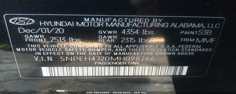5NPEH4J20MH098266 2021 HYUNDAI SONATA photo no. 9