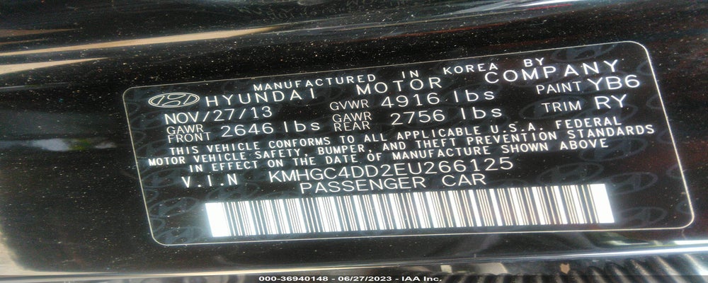 KMHGC4DD2EU266125 2014 HYUNDAI GENESIS photo no. 9