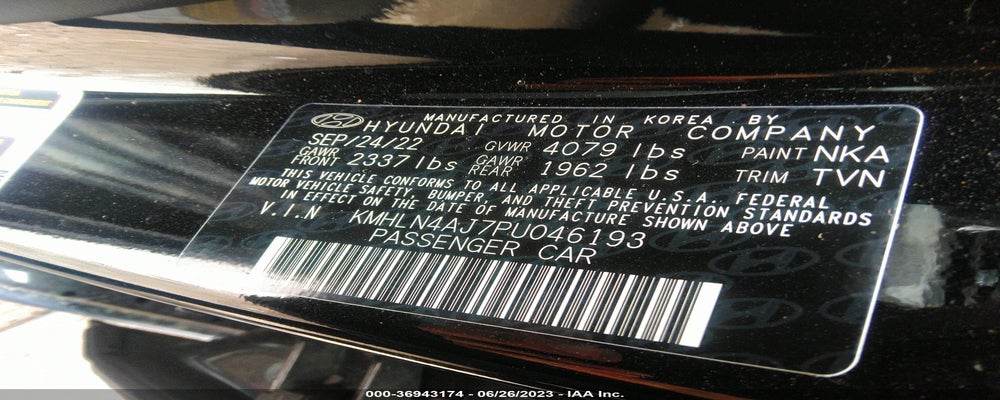 KMHLN4AJ7PU046193 2023 HYUNDAI ELANTRA HYBRID photo no. 9