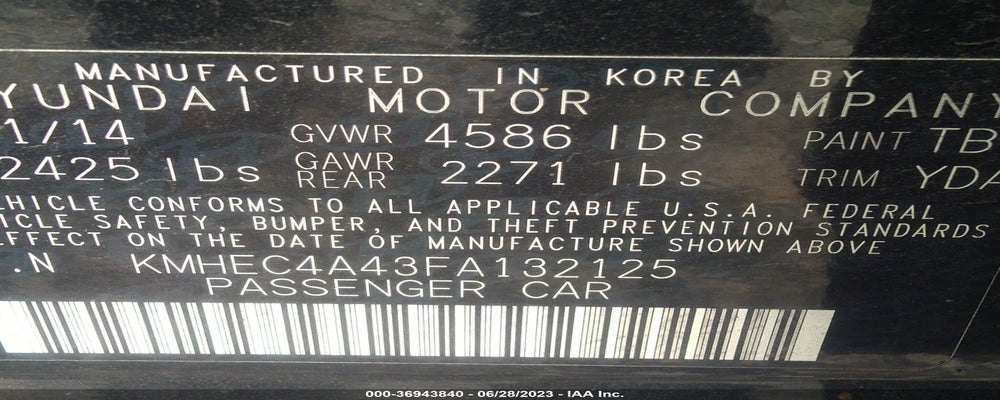 KMHEC4A43FA132125 2015 HYUNDAI SONATA photo no. 9