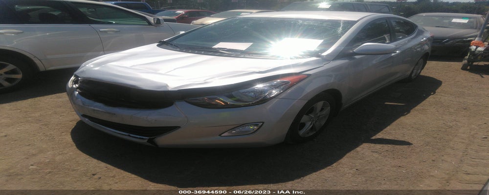 5NPDH4AEXCH126613 2012 HYUNDAI ELANTRA photo no. 2