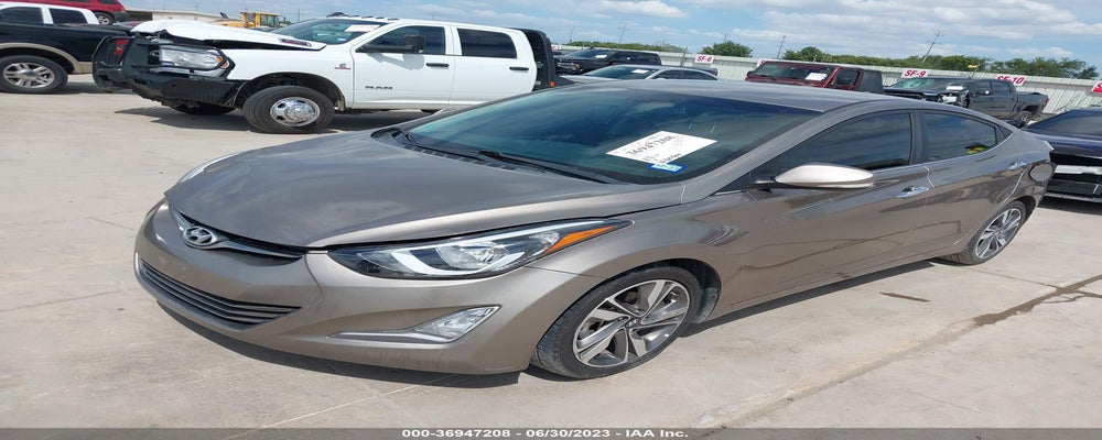 5NPDH4AE8EH500395 2014 HYUNDAI ELANTRA photo no. 2