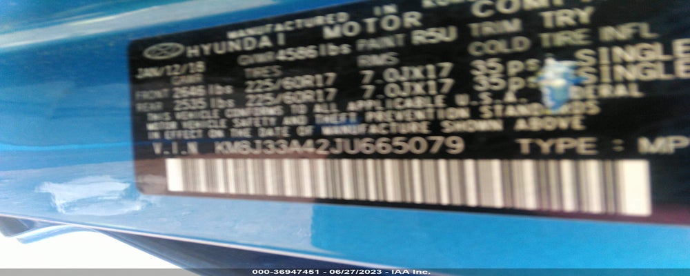 KM8J33A42JU665079 2018 HYUNDAI TUCSON photo no. 9