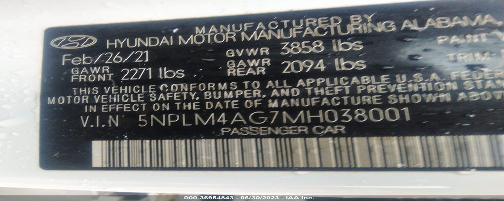 5NPLM4AG7MH038001 2021 HYUNDAI ELANTRA photo no. 9