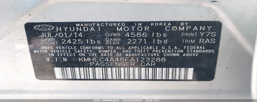 KMHEC4A48FA123288 2015 HYUNDAI SONATA HYBRID photo no. 9