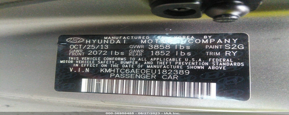 KMHTC6AE0EU182389 2014 HYUNDAI VELOSTER photo no. 9